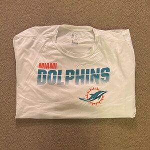Brand New Men’s 4XL White Miami Dolphins Nike Long Sleeve T-Shirt